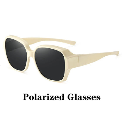 Round Polarized Sunglasses for Prescription Glasses