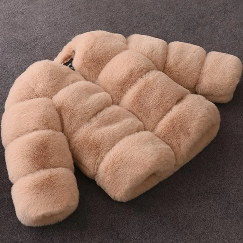 Faux Fur Winter Coat for Girls