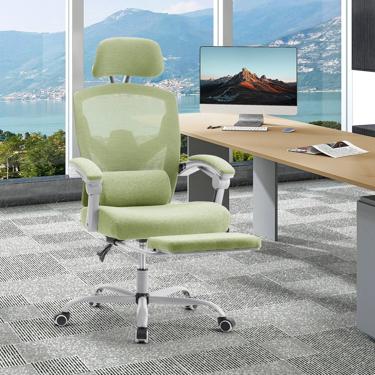 MCQ High Back Ergonomic Gaming Office Chair with Lumbar Support