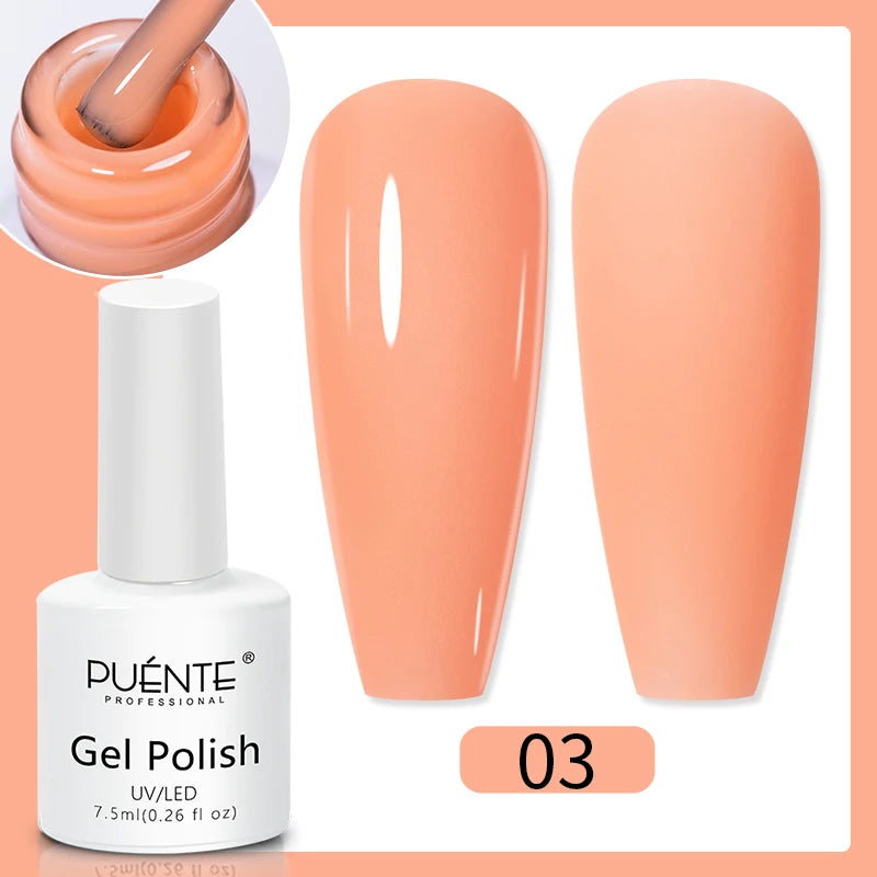 Clear 3D No Wipe Sculpture Gel Nail Polish 15ML