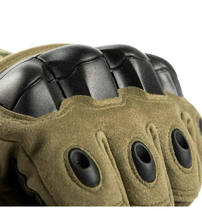 Tactical Touch Screen Motorcycle Gloves Black Green Brown