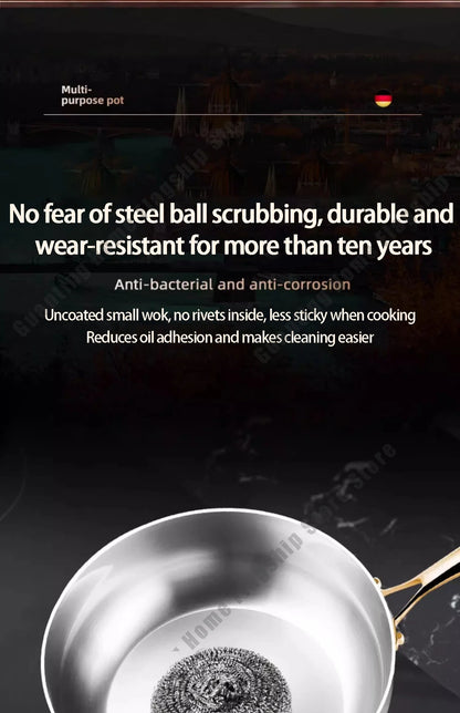 28cm Stainless Steel Non-Stick Frying Pan