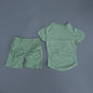 Seamless Yoga Top and Shorts Set for Women