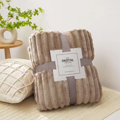 Coral Velvet Blanket Plush Soft Warm Throw