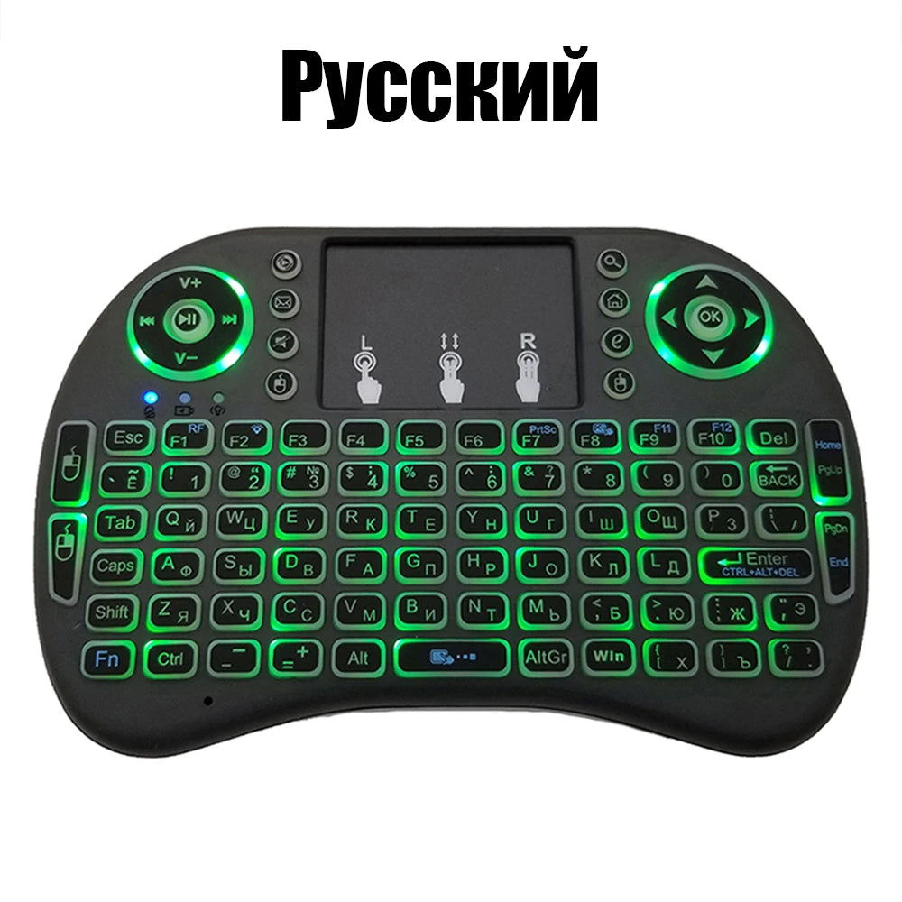 Wireless Air Mouse with Touchpad Keyboard