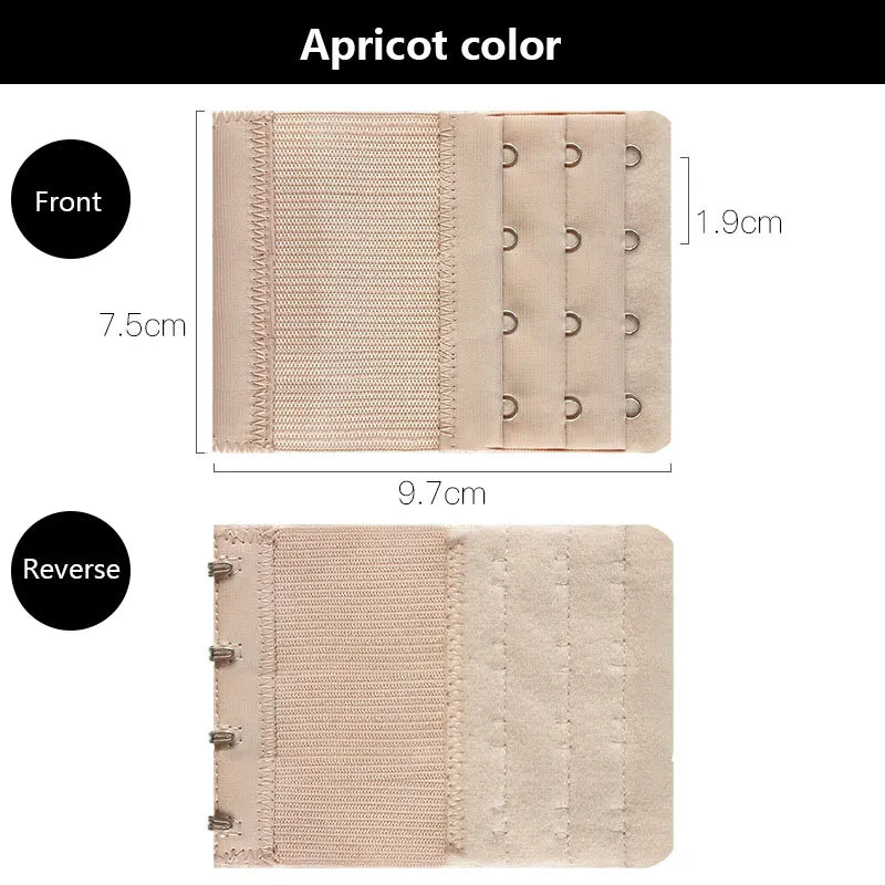 Bra Extender Adjustable Polyester Natural Color