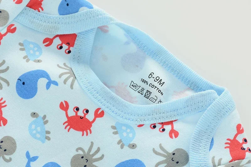 Baby Bodysuit Summer Romper for Newborns 0-12M