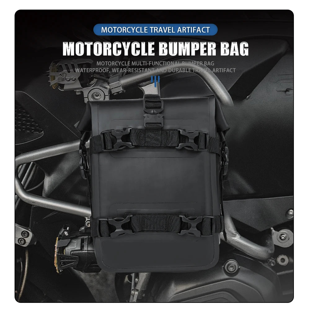 Waterproof Motorcycle Frame Bumper Bag for BMW and Honda