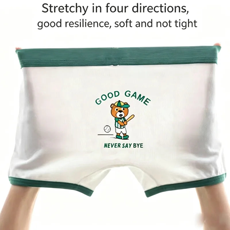 Cotton Cartoon Car Boxers for Boys