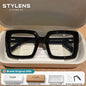 Trendy Square Large Frame Reading Glasses for Women
