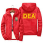 Men's Casual Printed Windbreaker Coat