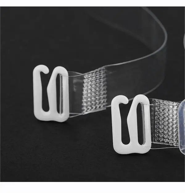 Women Transparent Elastic Bra Straps Adjustable Silicone