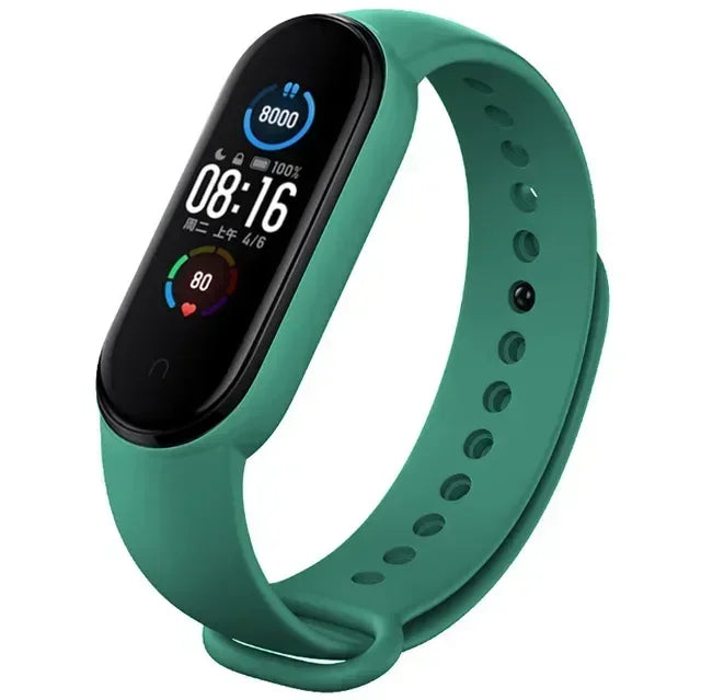 Silicone Watch Strap for Xiaomi Mi Band 3 4 5 6 7