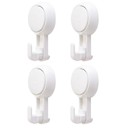 TAILI Heavy Duty Suction Cup Hooks 4pcs for Bathroom Kitchen