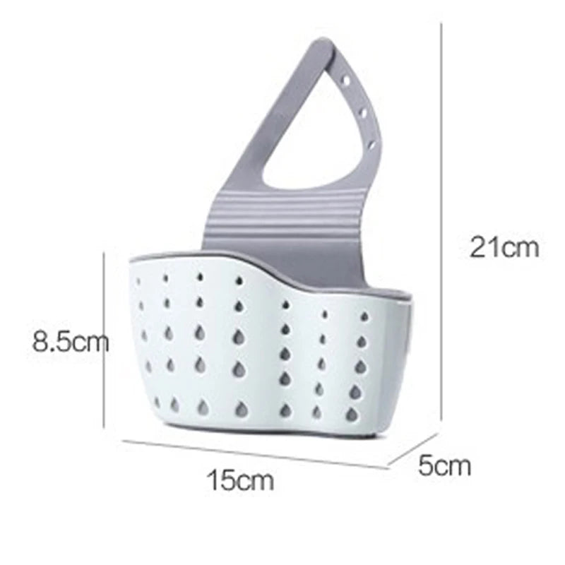 Kitchen Sink Drain Basket Silicone Holder Organizer