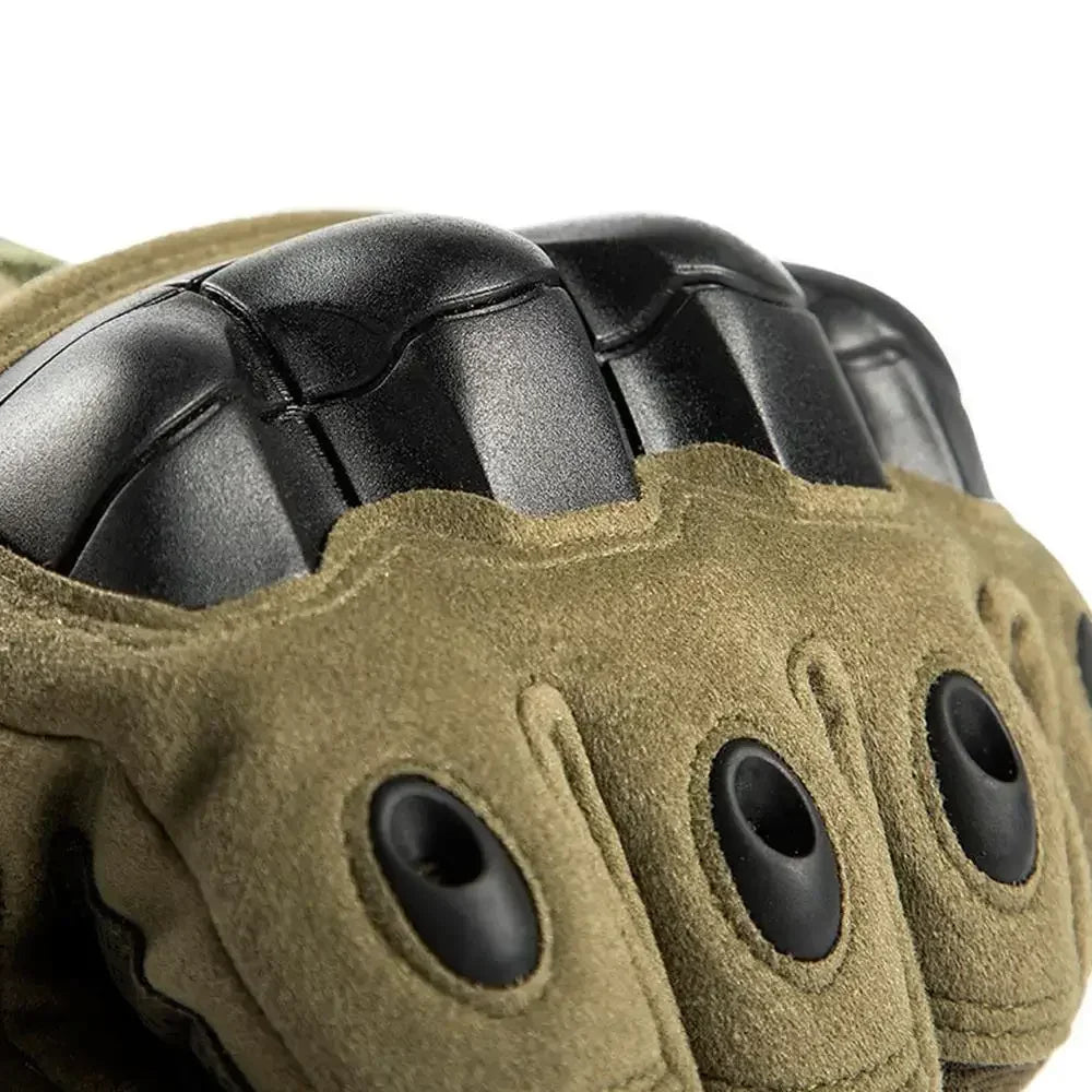 Tactical Touch Screen Motorcycle Gloves Black Green Brown