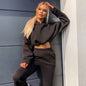 Women's Oversized Hoodie and Sweatpants Tracksuit