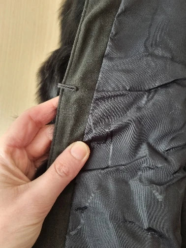 4in1 Women Fox Fur Coat Winter Outerwear