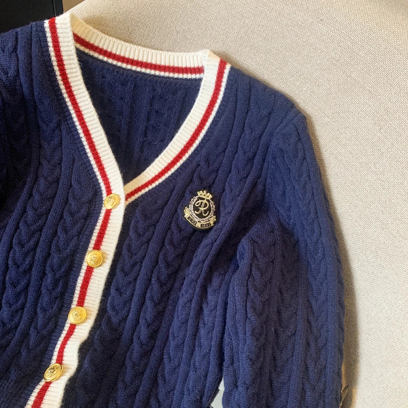 Cashmere V Neck Pullover Knitwear Jumper for Women