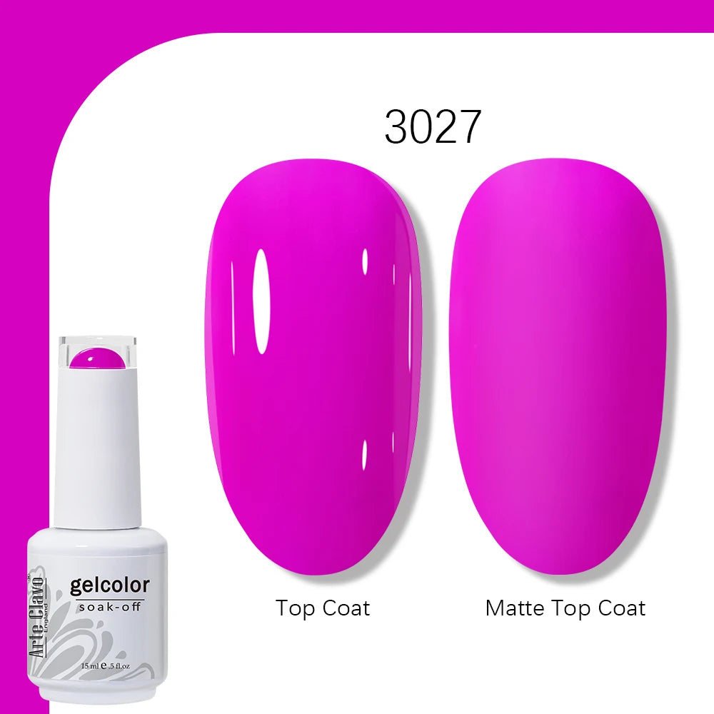 Arte Clavo 15ml UV Gel Nail Polish Summer Colors