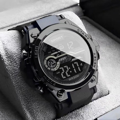 Men's Digital Sports Watch -LED Display