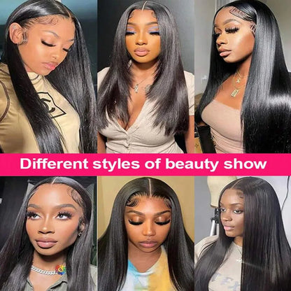 30 Inch Transparent Lace Front Wig Brazilian Human Hair