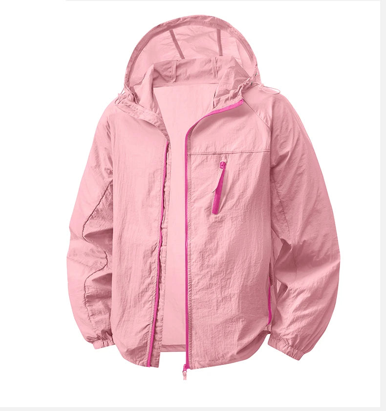 LNGXO Sun Protective Lightweight Jacket for Outdoor Sports