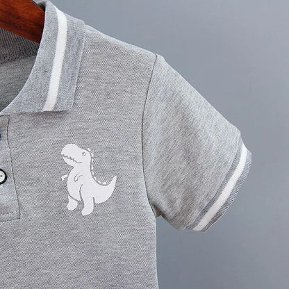 Cartoon T-Shirt and Shorts Set for Baby Boys