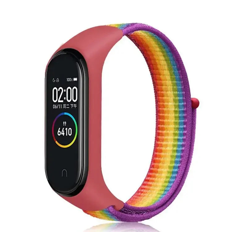 Nylon Adjustable Watchband for Xiaomi Mi Band 3 4 5 6 7