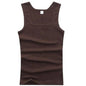 Plus Size Men Tank Tops Sleeveless Cotton Blend Vests