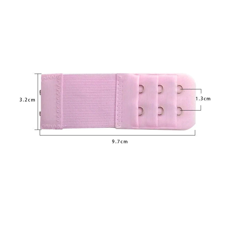 Bra Extender for Women's Adjustable Cotton Strap Natural Color