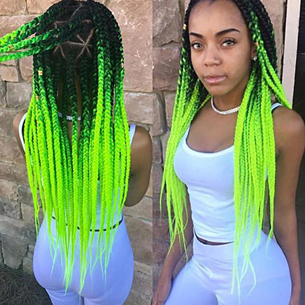 Synthetic Kanekalon Pre Stretched Curly Jumbo Braids