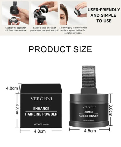 Hairline Powder for Thinning Hair - Long-Lasting Concealer