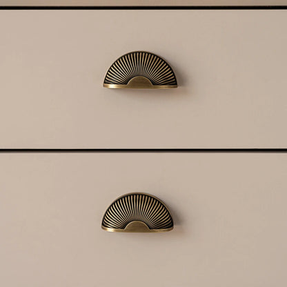 Brushed Antique Brass Kitchen Cabinet Pull Handle