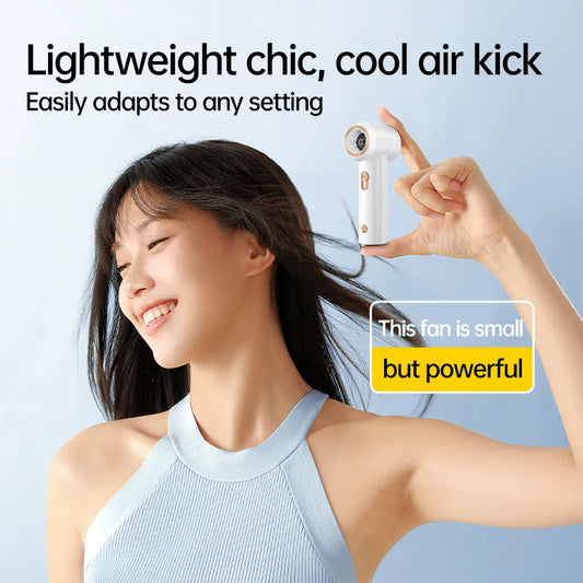 MUXNW Mini Portable Handheld Fan 16800RPM Rechargeable
