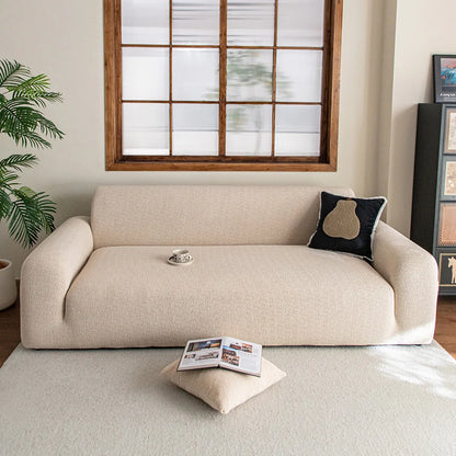 Adjustable Velvet Sofa Cover for L Shape Couch