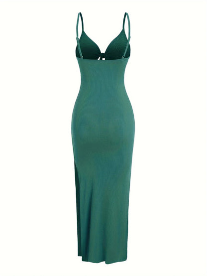 Knit Backless Sleeveless Dress for Women