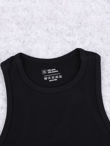 Nylon Seamless Knitted Yoga Vest for Women