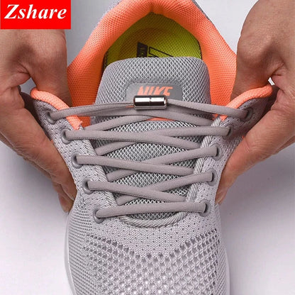 Round Elastic No Tie Shoelaces for Kids and Adults