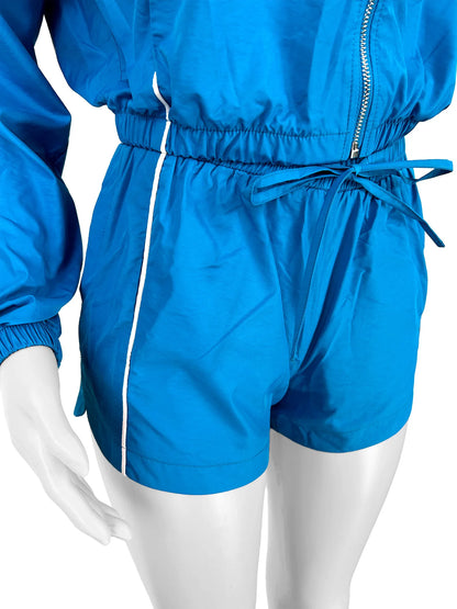 Women's Slim Sporty Tracksuit with Jacket and Shorts