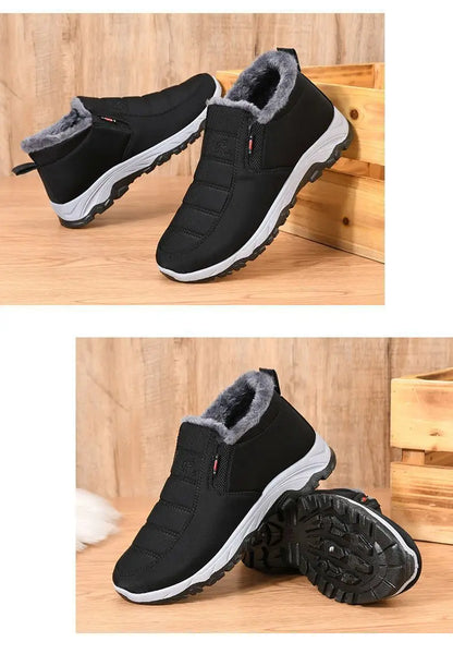 Men's Cotton Casual Ankle Boots for Winter