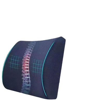 Memory Foam Lumbar Cushion for Office and Car Support
