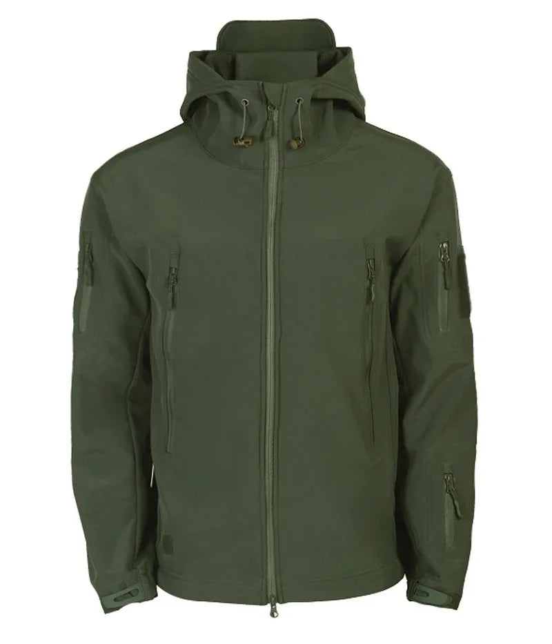 Men's Hooded Tactical Waterproof Bomber Jacket