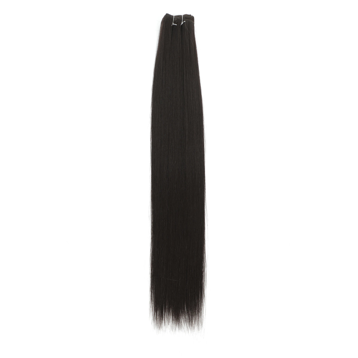 Bone Straight Synthetic Hair Bundles Yaki Weaving