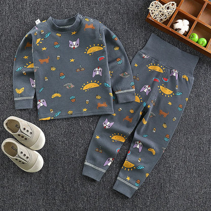 Children's Cotton Pajamas Set for Boys and Girls