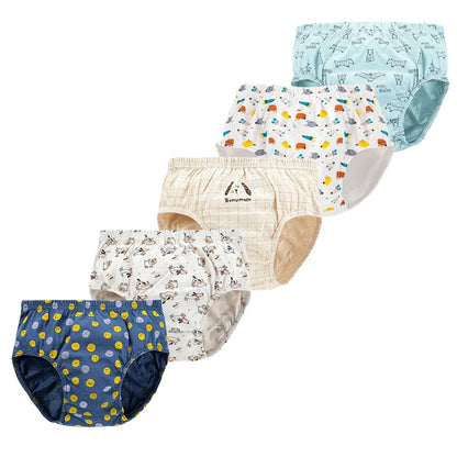 Cotton Kids Triangle Underwear Boys Briefs Dinosaur Print