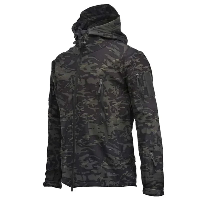 Men's Tactical Windproof Waterproof Soft Shell Jacket