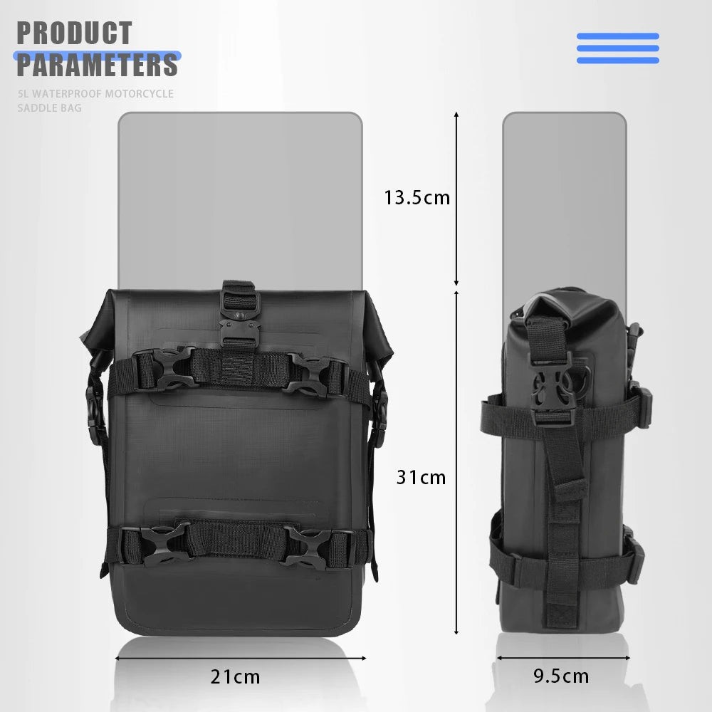 Waterproof Motorcycle Frame Bumper Bag for BMW and Honda