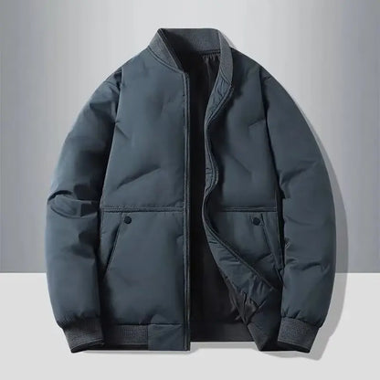 Men's Casual Cotton Baseball Jacket for Autumn and Winter