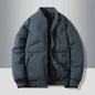 Men's Casual Cotton Baseball Jacket for Autumn and Winter